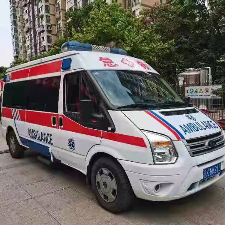 淮南长途救护车护送病人返乡